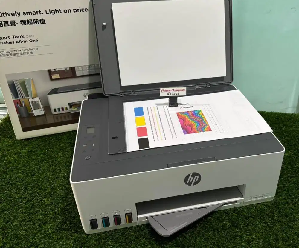 Printer HP Smart Tank 580 WiFi pemkaian 3 bulan Garansi Resmi