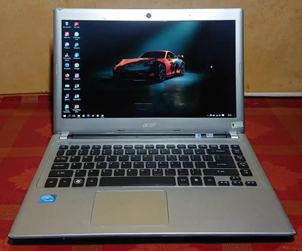 Acer V5-431 Dual Boot Windows 10 Pro + Linux Mint / RAM 4GB/Siap Pakai