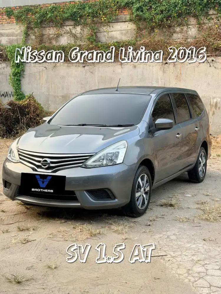 Nissan Grand Livina 2016
SV 1.5 Automatic (TDP 7jt) Garansi EXCLUSIVE