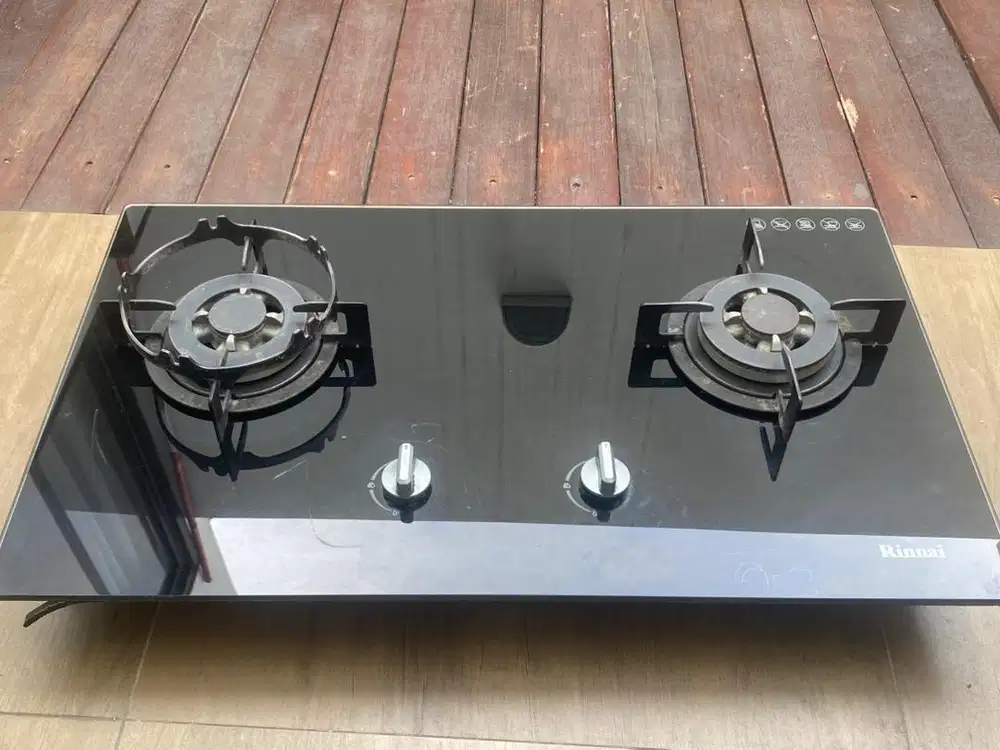 Kompor Tanam Rinnai 2 Tungku - RB 712N(GB)
