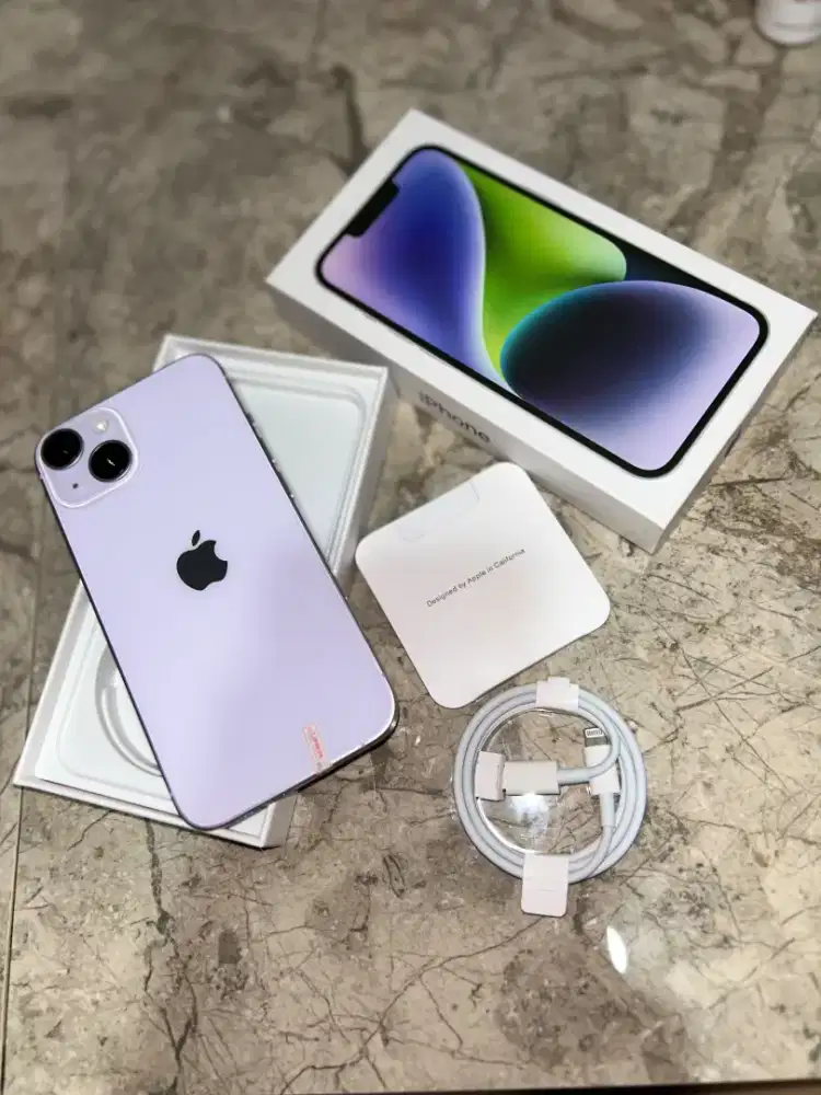 Iphone 14 inter purple alloperator Like new