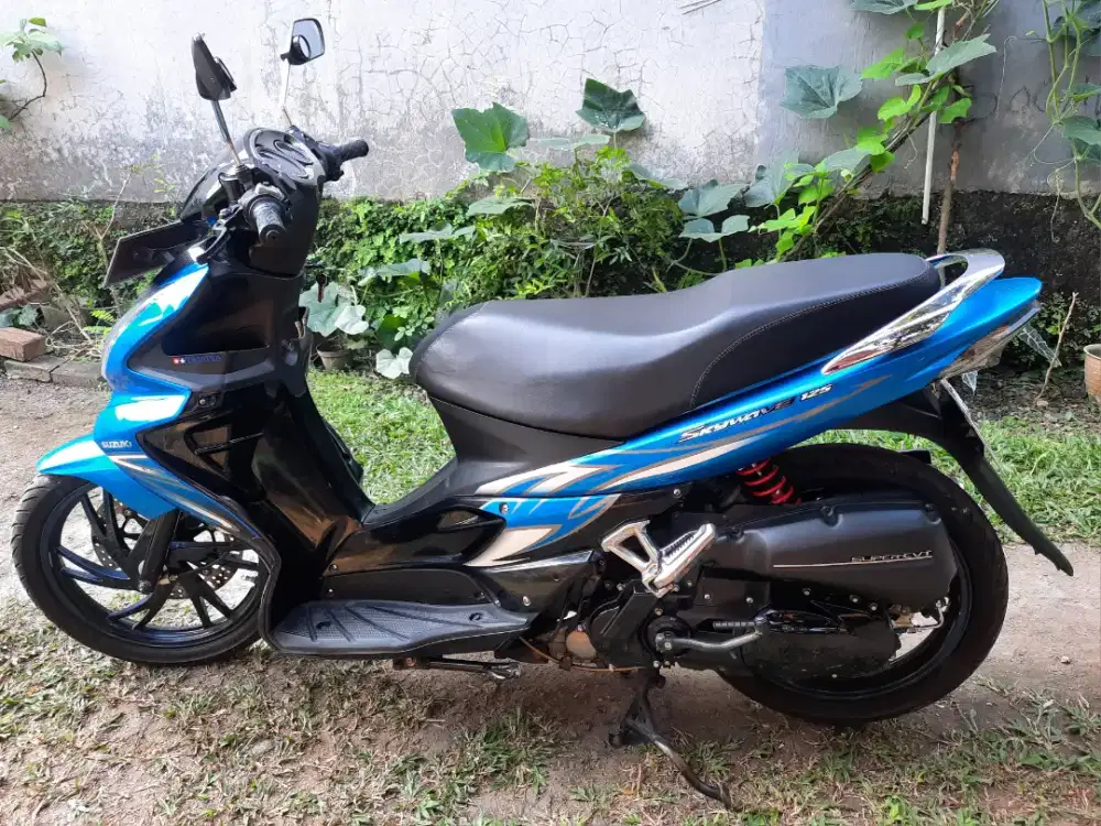 Suzuki Skywave 125 Double Disc, Full Wave, Mulus, Halus, Tinggal Pakai