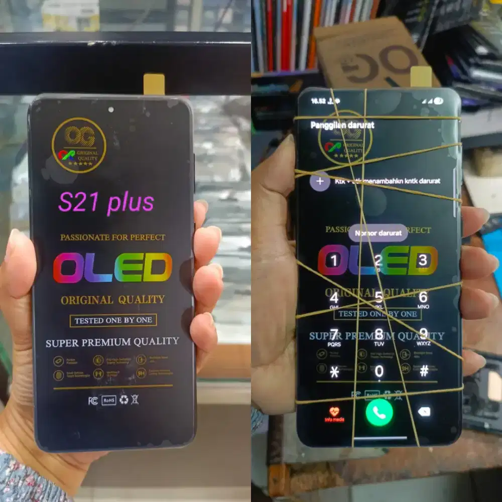 LCD SAMSUNG S21 PLUS OLED GRATIS PASANG