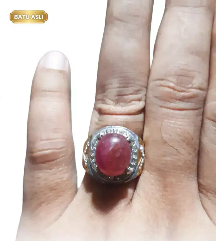 Batu Ruby ikat Perak