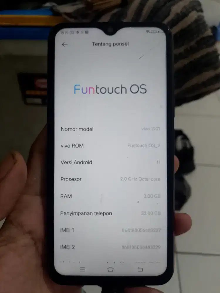 Vivo 1901 3/32 batang siap pake