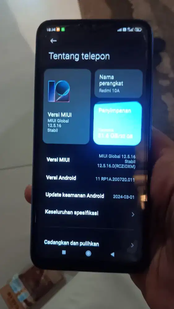 redmi 10A 3/32 batangan