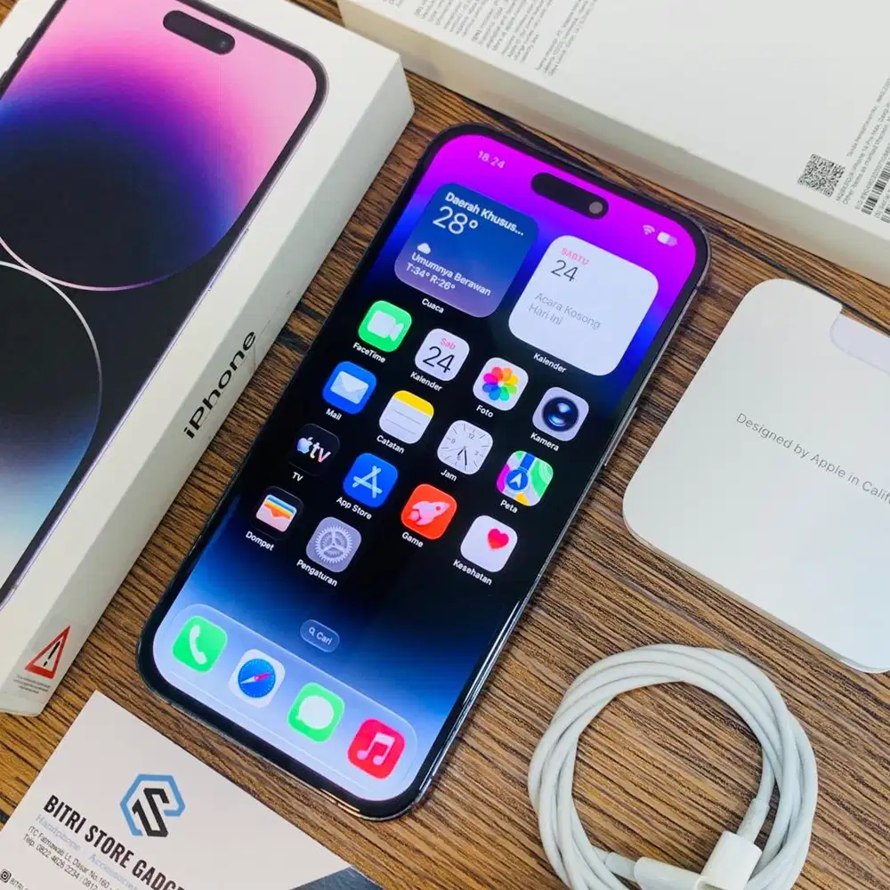 IPHONE 14 PROMAX 256GB IBOX PURPLE