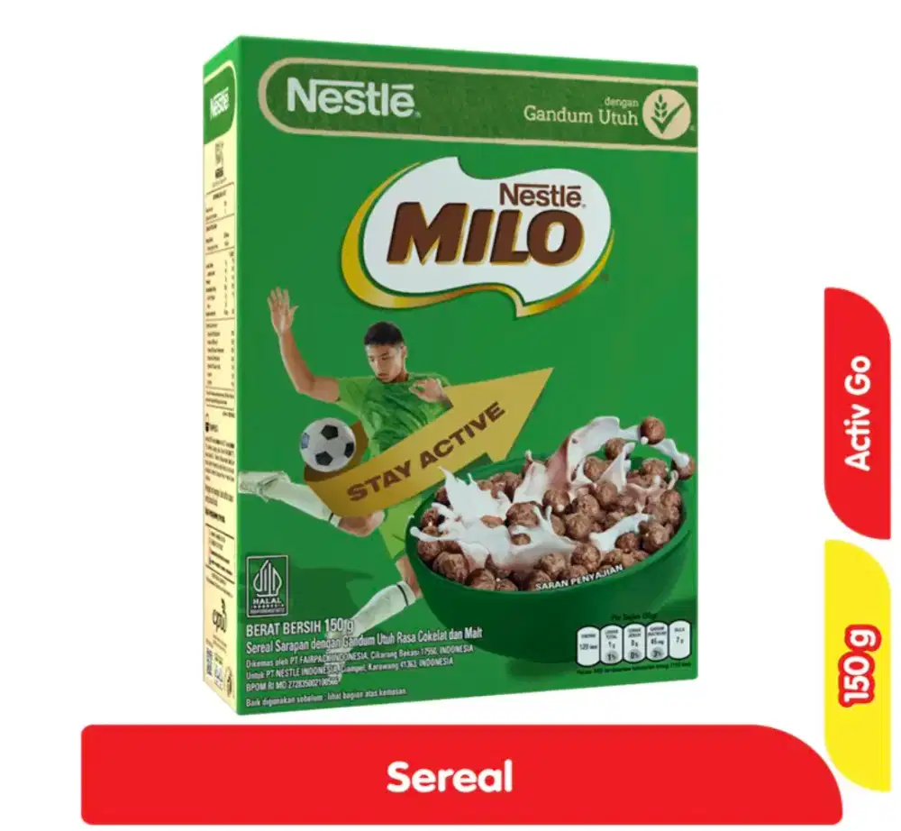 HARGA PROMO: Nestle Milo Active Go/ Koko Krunch Sereal 150 g