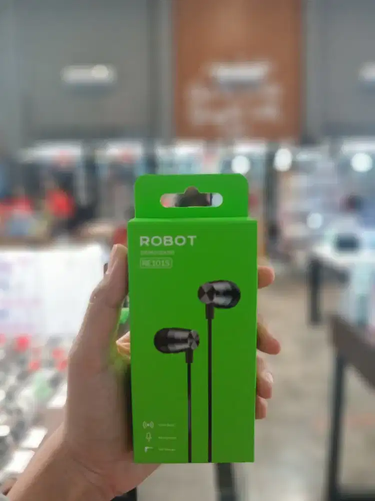 ROBOT Headset RE101S Wired Headset Wired Earphone Bass