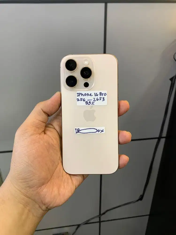 Iphone 16 Pro 256 Gb Desert Titanium Resmi ibox