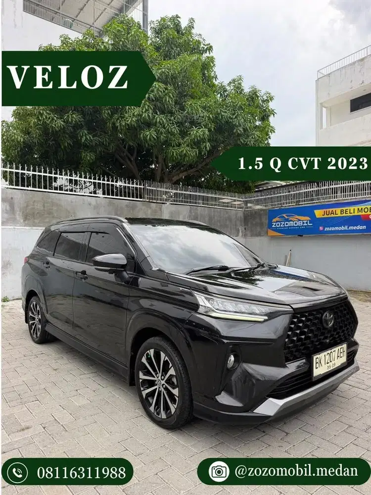 Toyota Veloz 1.5 Q CVT 2023 Hitam