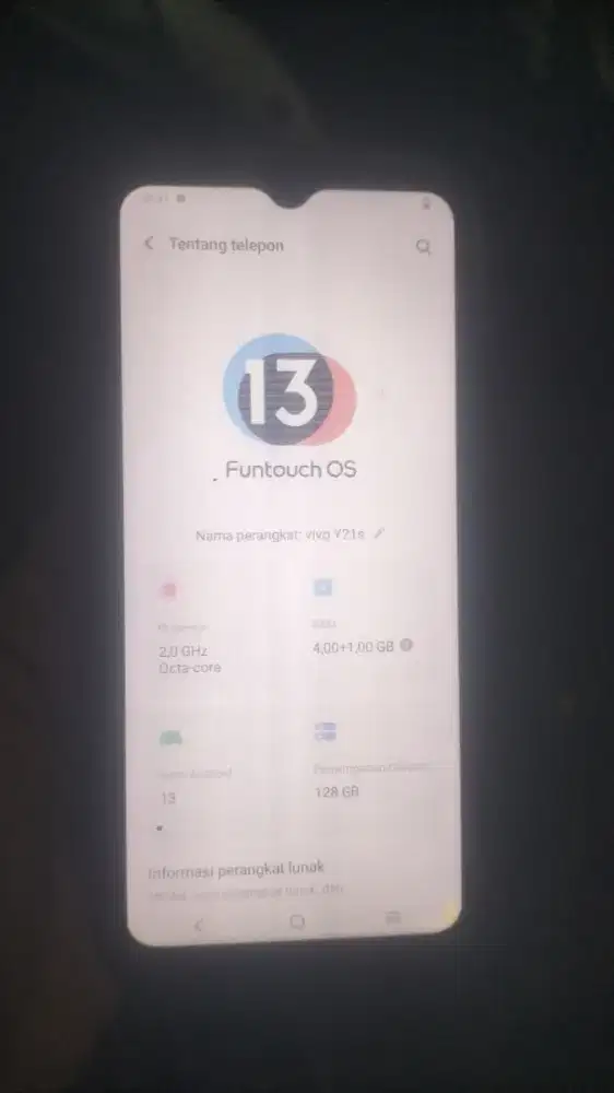Vivo y12s RAM 4+1/128