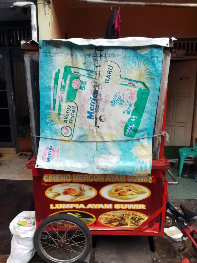 Gerobak Dorong Kayu