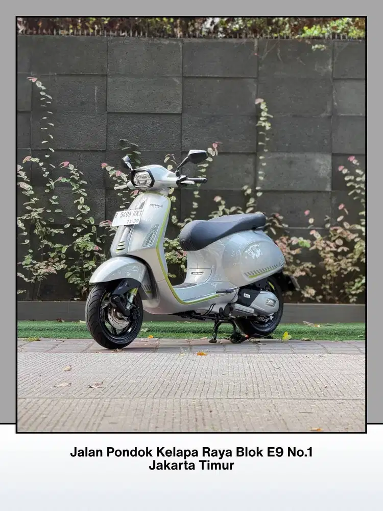 TERMURAH PIAGGIO VESPA SPRINT TECH TAHUN 2025 WARNA GREY ENTUSIASTA