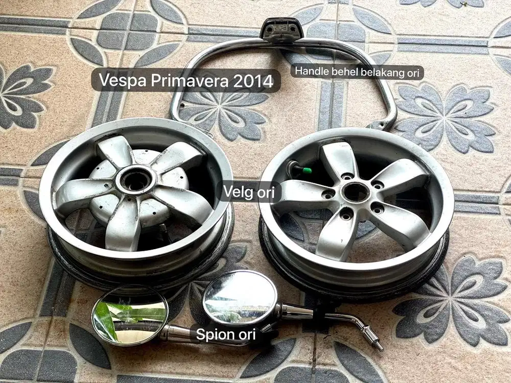 Velg Ori Vespa Primavera Velg Spion Behel Handle Belakang
