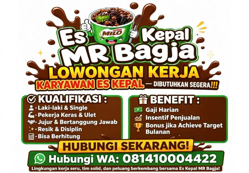 CARI KARYAWAN ES KEPAL