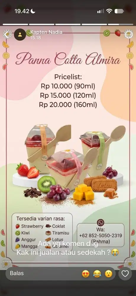 Kue puding viral