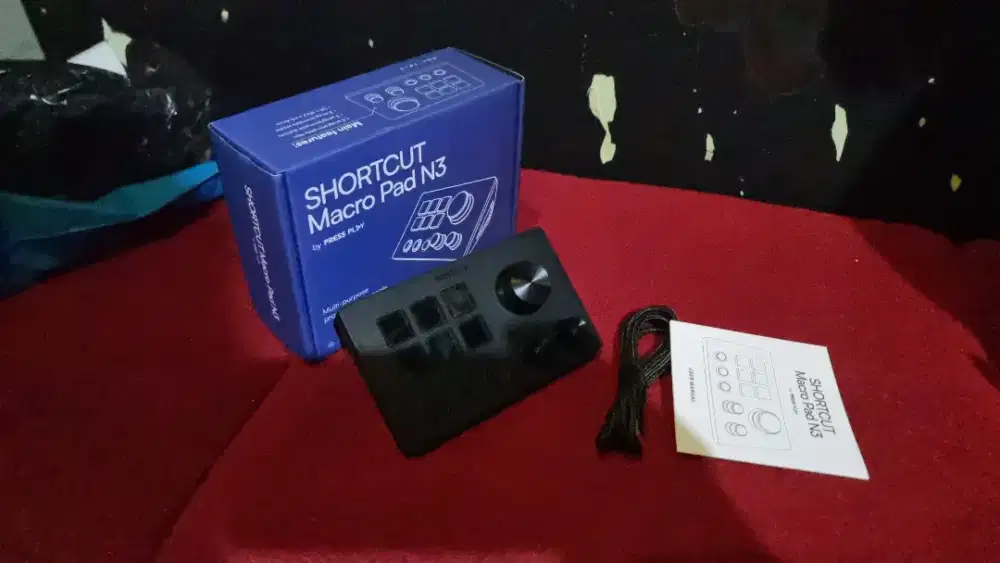 Shortcut macropad N3 Press Play warna Hitam