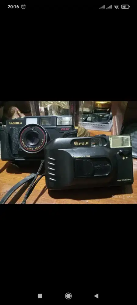 Kamera Analog Yashica MF-2 Super + Fuji Drop In Loading Siap Pakai)