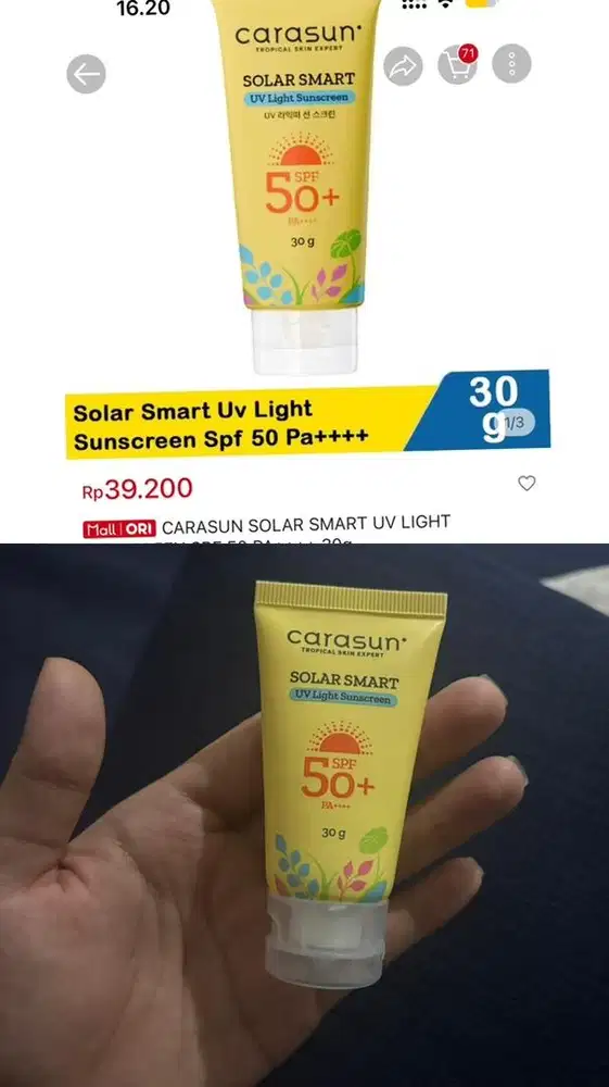 Carasun Solar Smart SPF 50