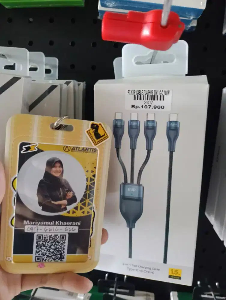 KIIP CABLE FLASH05 3IN1 CC 100W