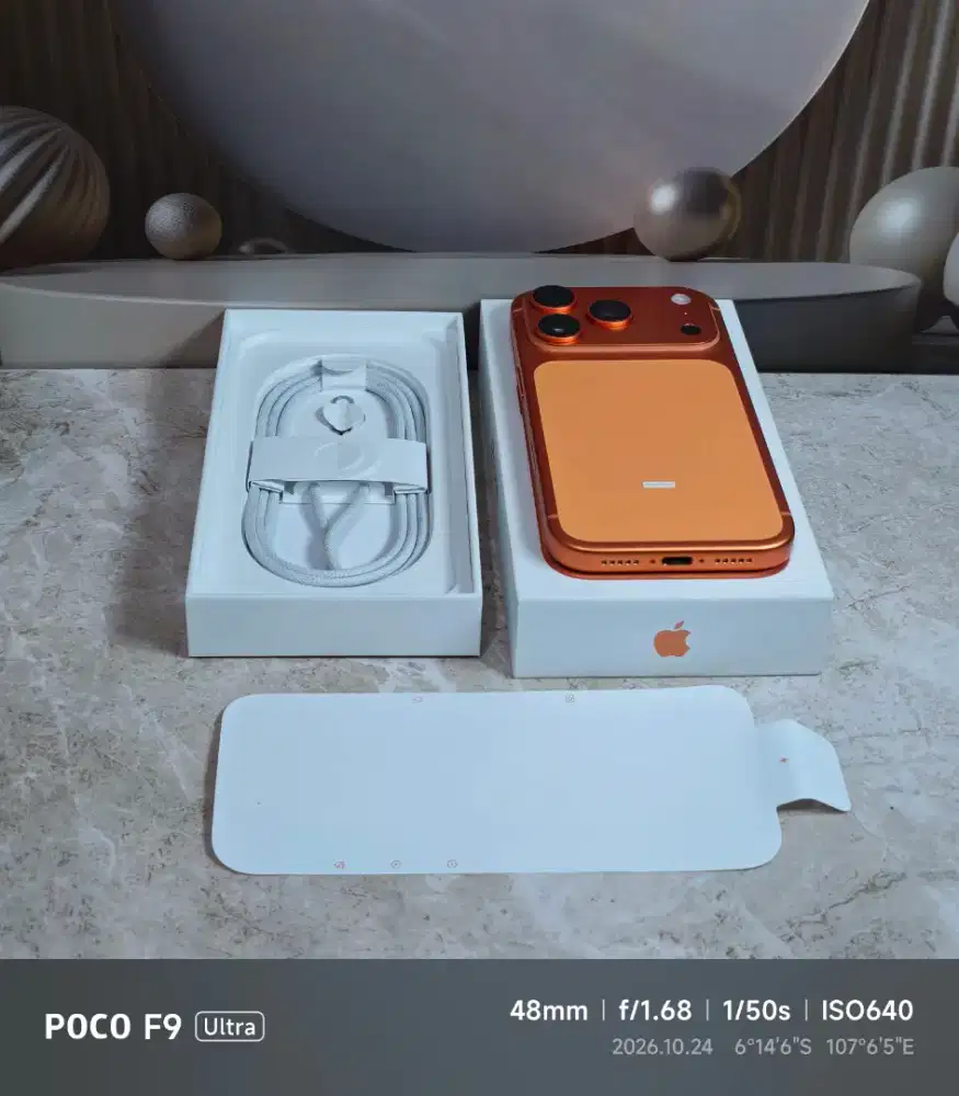 Iphone 17 pro 256gb garansi ibox oktober 2027
