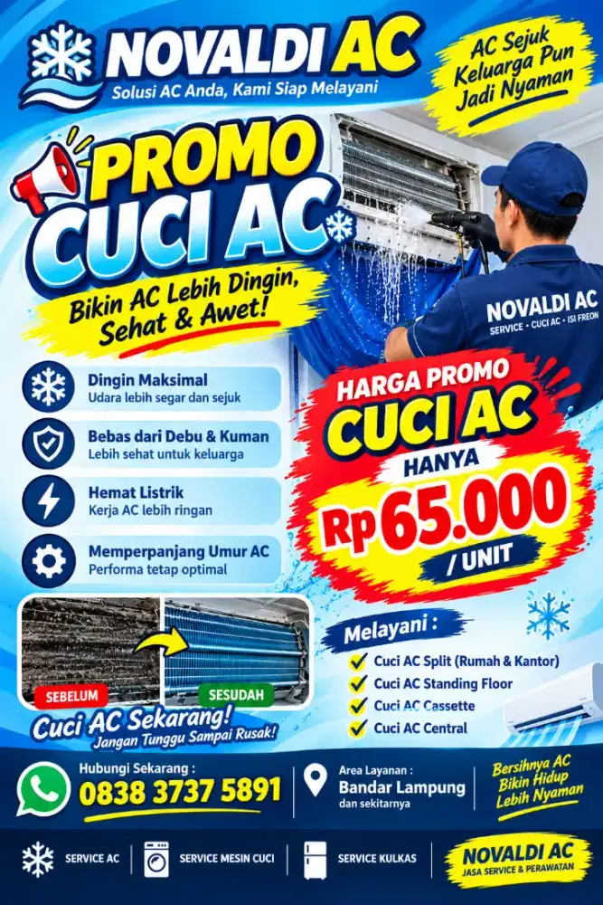 Cuci ac dan perbaikan