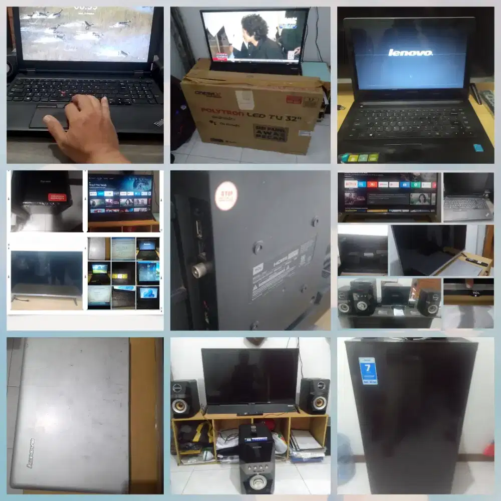 Sagala rupa barang elektronik kondisi 90-99%