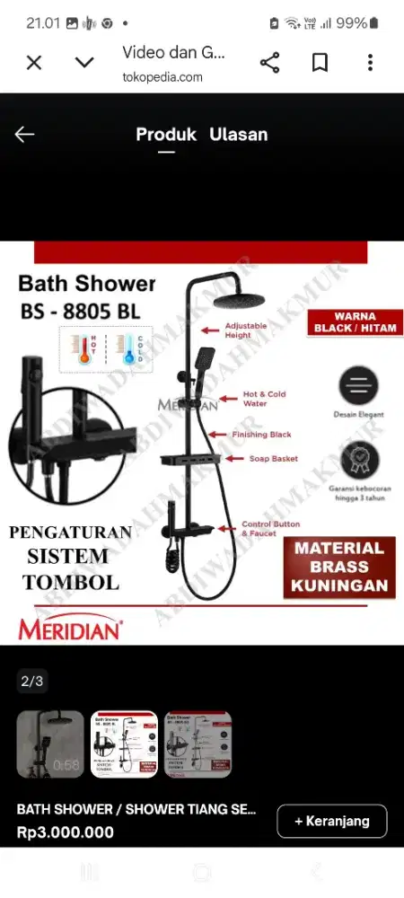 Bath Shower BS-8805