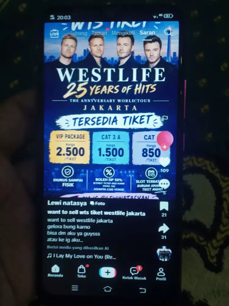 Vivo y17 3/32 mulus lancar jaya