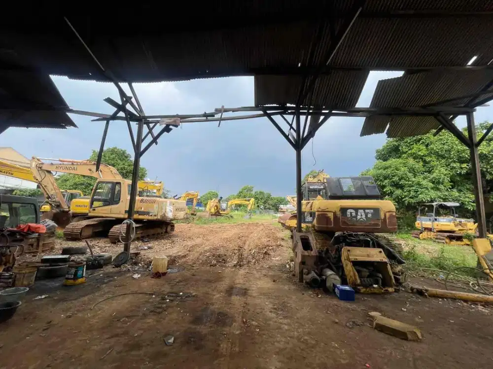 DIJUAL TURUN HARGA TANAH / KAVLING KOMERSIL DI CIPONDOH TANGERANG LUAS 2.630 M2 EKS. POOL ALAT BERAT