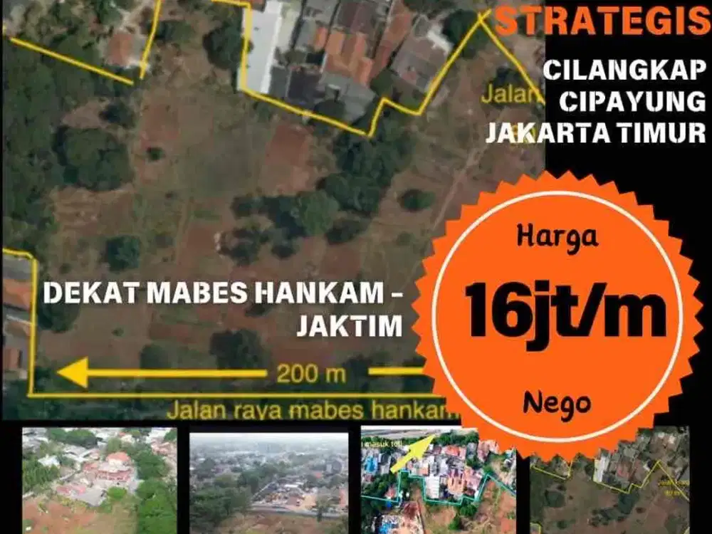 Dijual cepat kavling di cilangkap dekat mabes