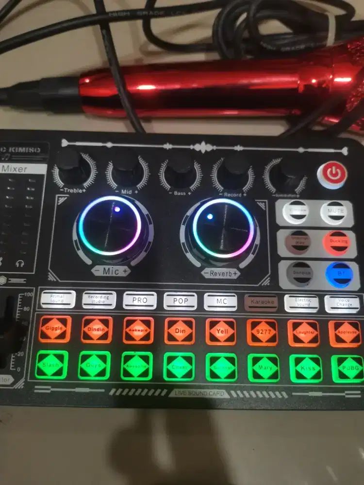 SOUNDCARD LIVE FULLSETT ( EDISI UDAH GA DIPAKAI LAGI)