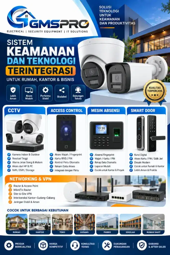 PAKET CCTV BONGKAR PASANG SERVICE RESET CCTV ABSENSI FINGERPRINT WIFI