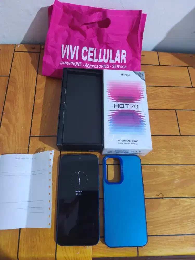 Infinix hot 70 fullset sampai nota