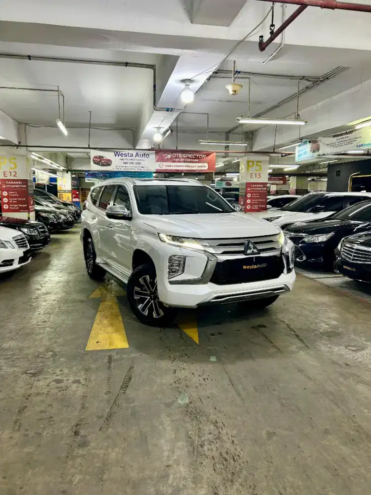 KM 12rb Mitsubishi Pajero Sport Dakar 2.4 Diesel AT 2021 Antik 2022