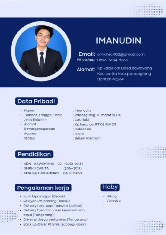 Mencari lowongan pekerjaan
