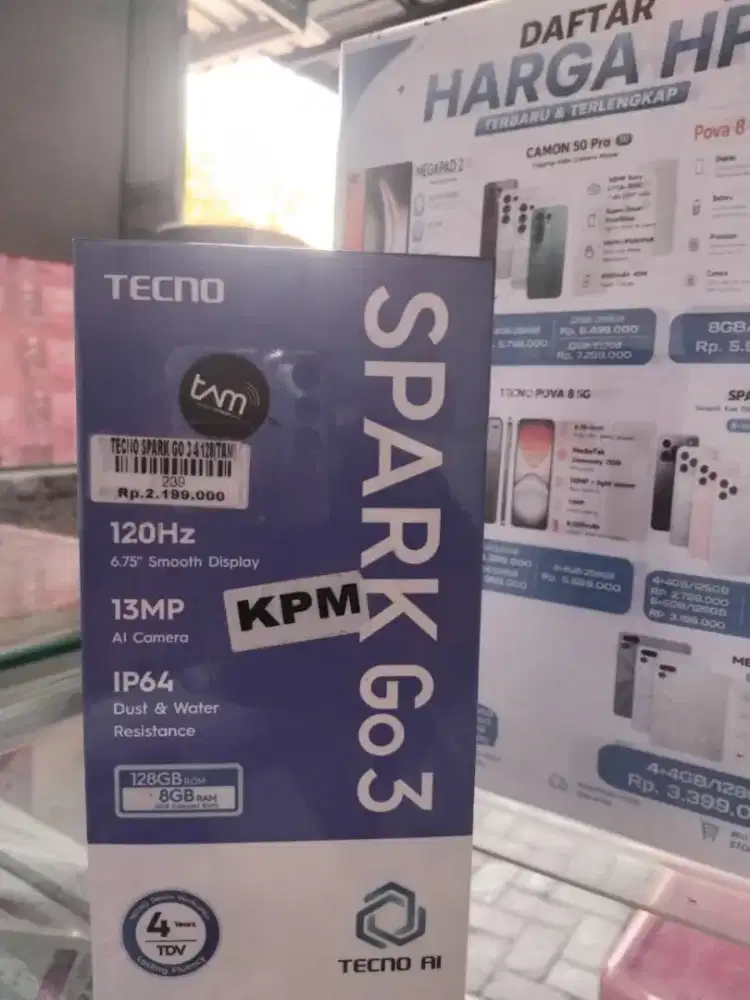TECNO Spark Go 3 (4GB/128GB) | ATLANTIS DAHSYAT III