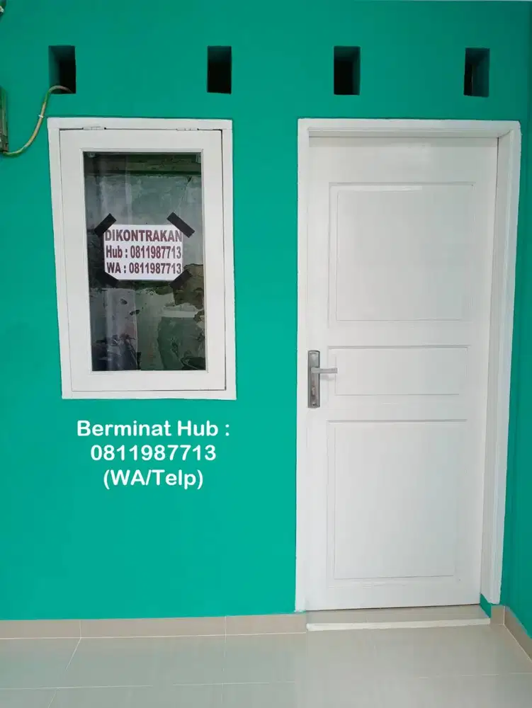 Rumah kontrakan 3 petak di Jatibening, bersih, nyaman, strategis