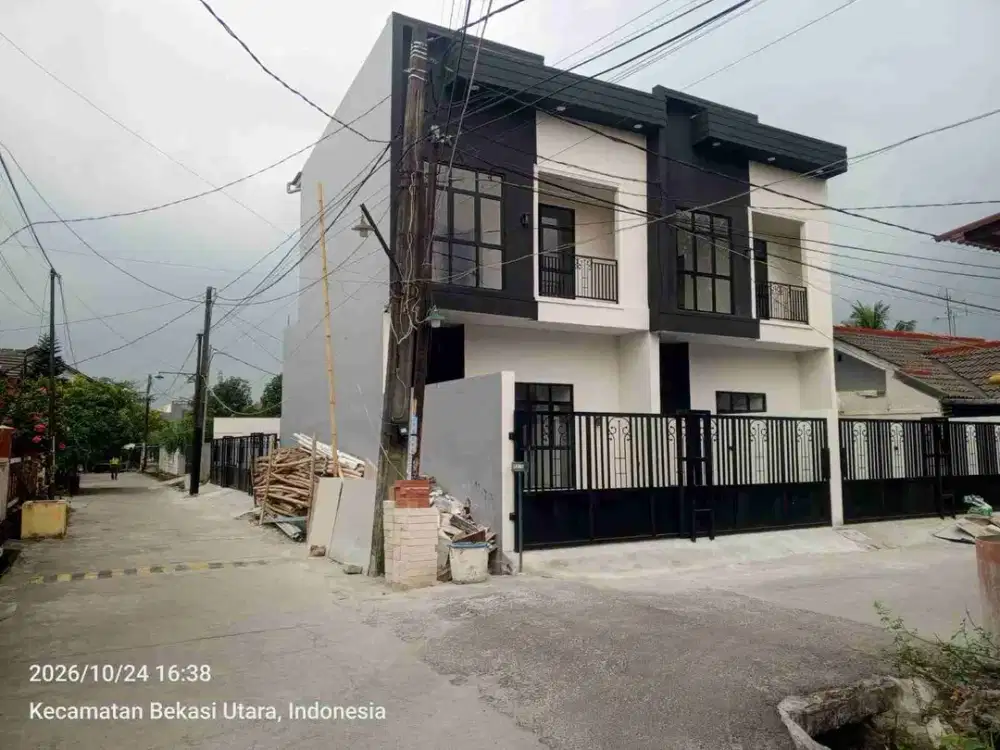 Rumah Baru 2lantai Cakep diHarapan Jaya Kota Bekasi