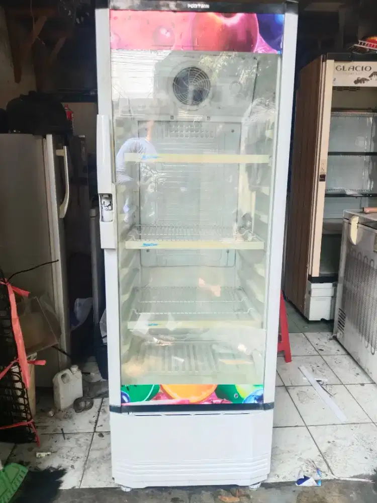Showcase polytron normal dingin siap pakai
