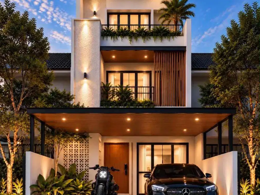 RUMAH 3 LANTAI! Sunrise Garden Surya Mulia – LT 129 m² | 4+1 KT | SHM | Rp5 M