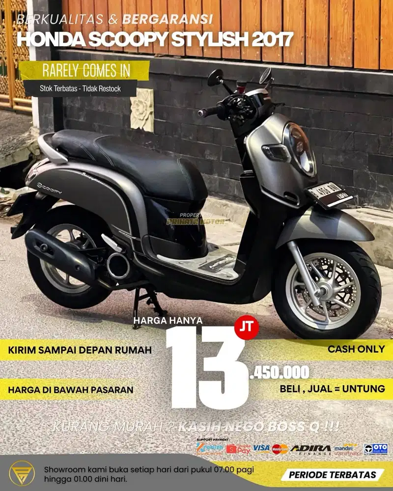 HONDA SCOOPY STYLISH 2017