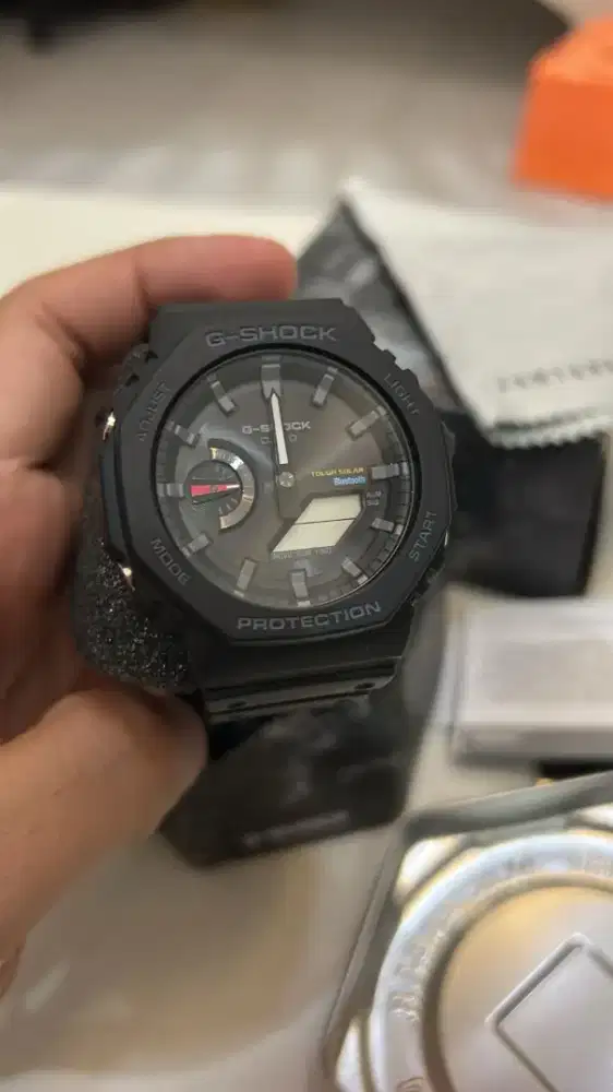Bismillah dijual Gshock GA2100 1ADR (toughsolar & bluetooth)