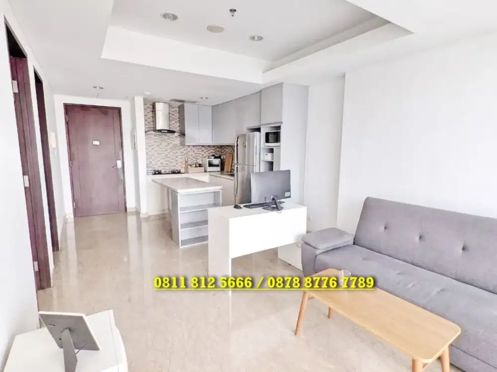 Lantai Rendah! Apartemen Royal Springhill Kemayoran 1BR Furnished View Pool Jakarta Pusat