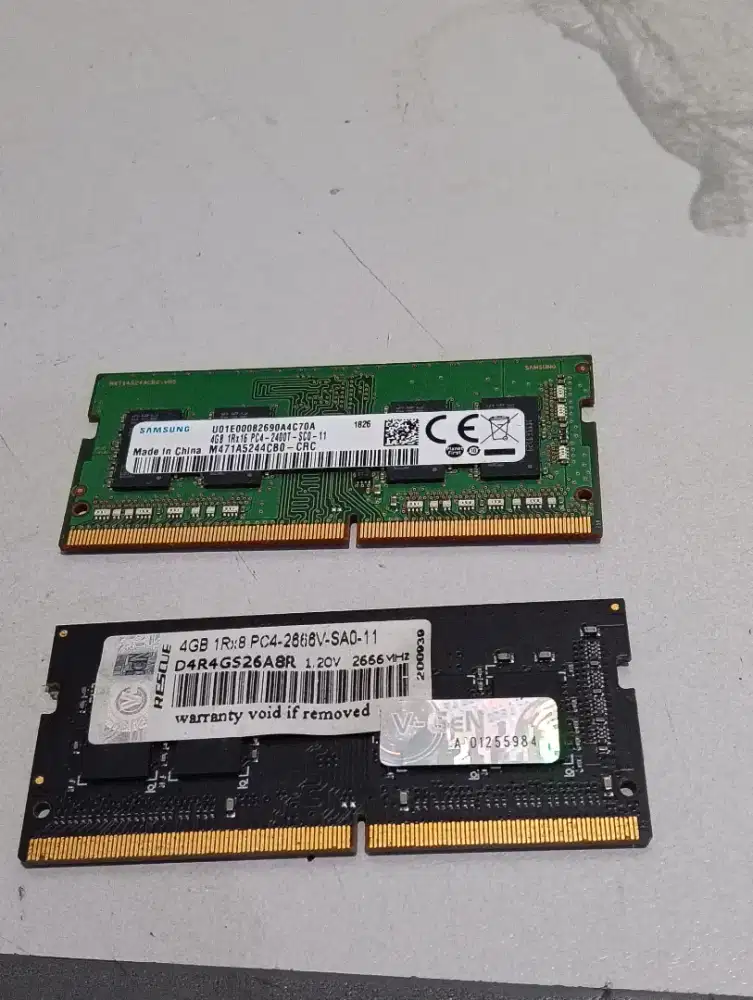 Ram laptop sodimm 4gb ddr4 normal siap pakai