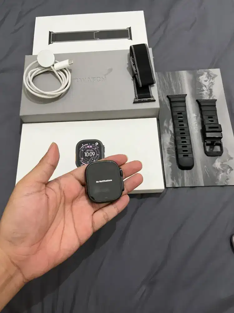 Apple watch ultra 3 49mm black garansi on
