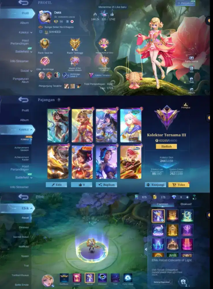 JUAL AKUN MOBILE LEGENDS AMAN TERPERCAYA YANG MINAT CHET