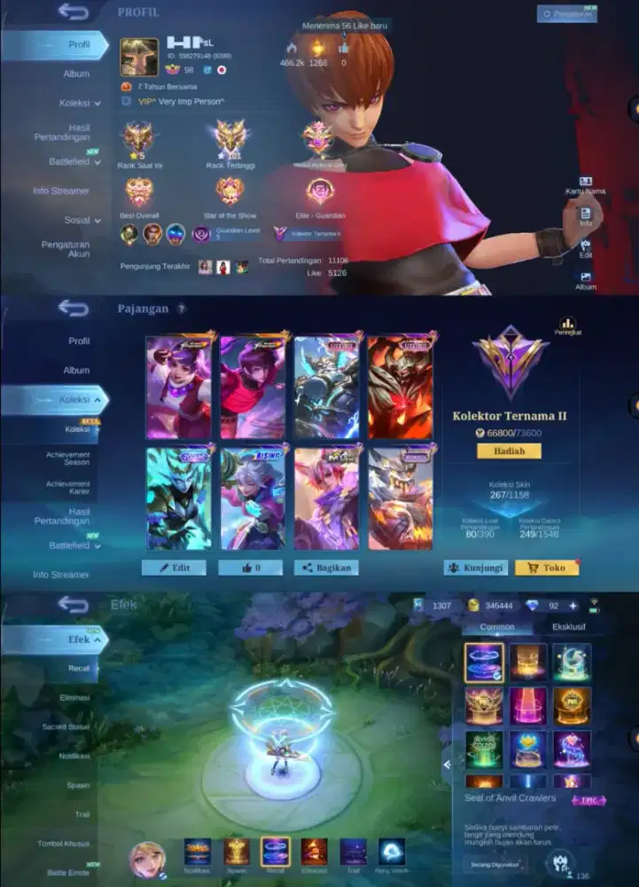JUAL AKUN MOBILE LEGENDS AMAN TERPERCAYA YANG MINAT CHET