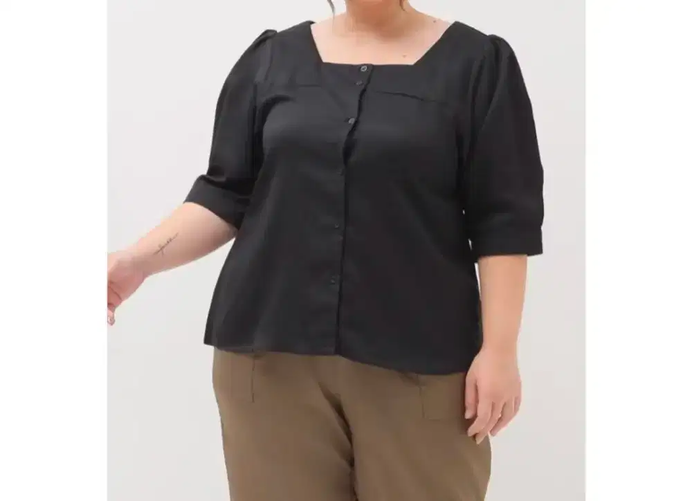 Blouse Sabrina Black Jumbo